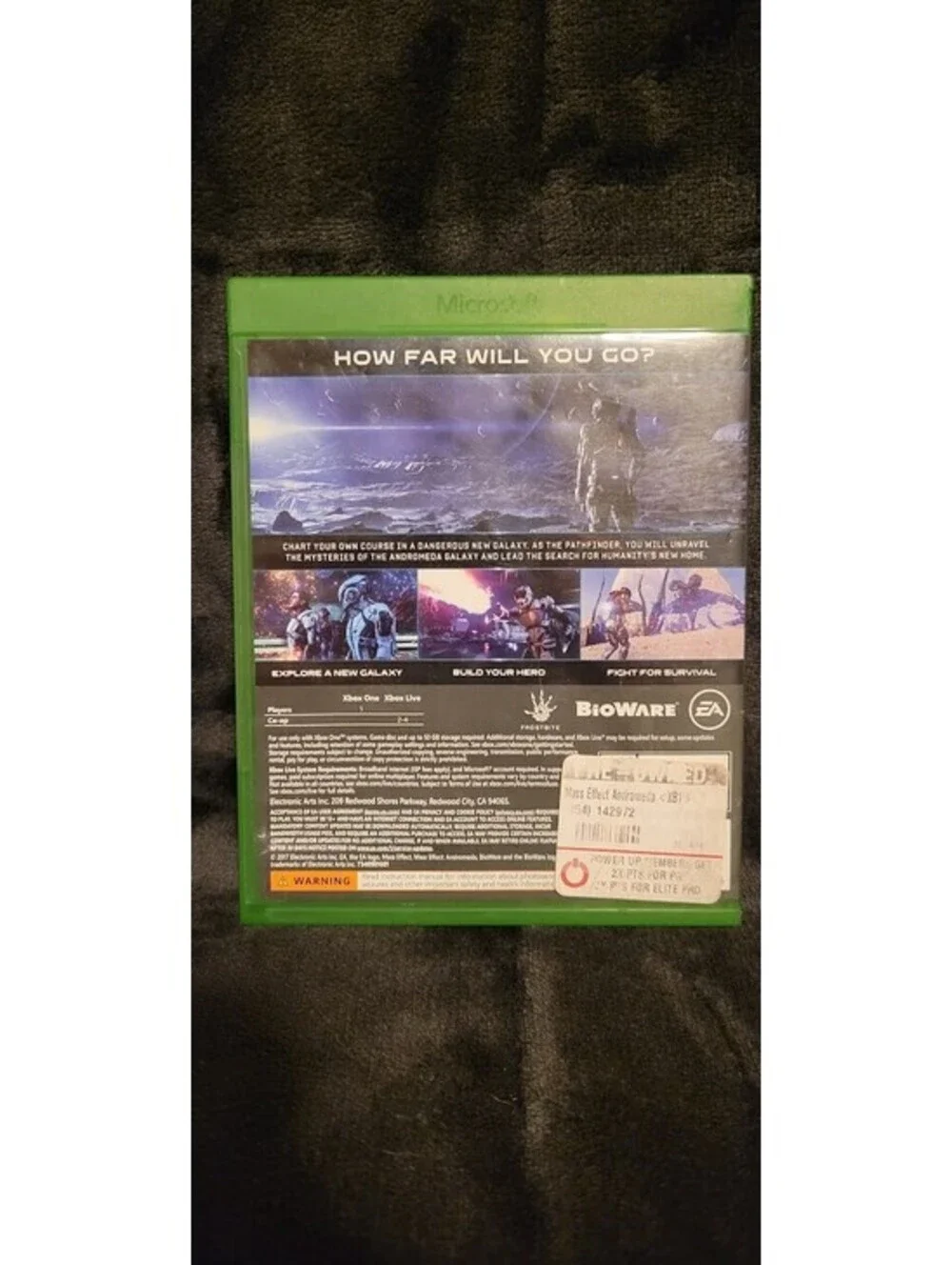 Mass Effect Andromeda Microsoft Xbox One Sci Fi Action Role Playing Game